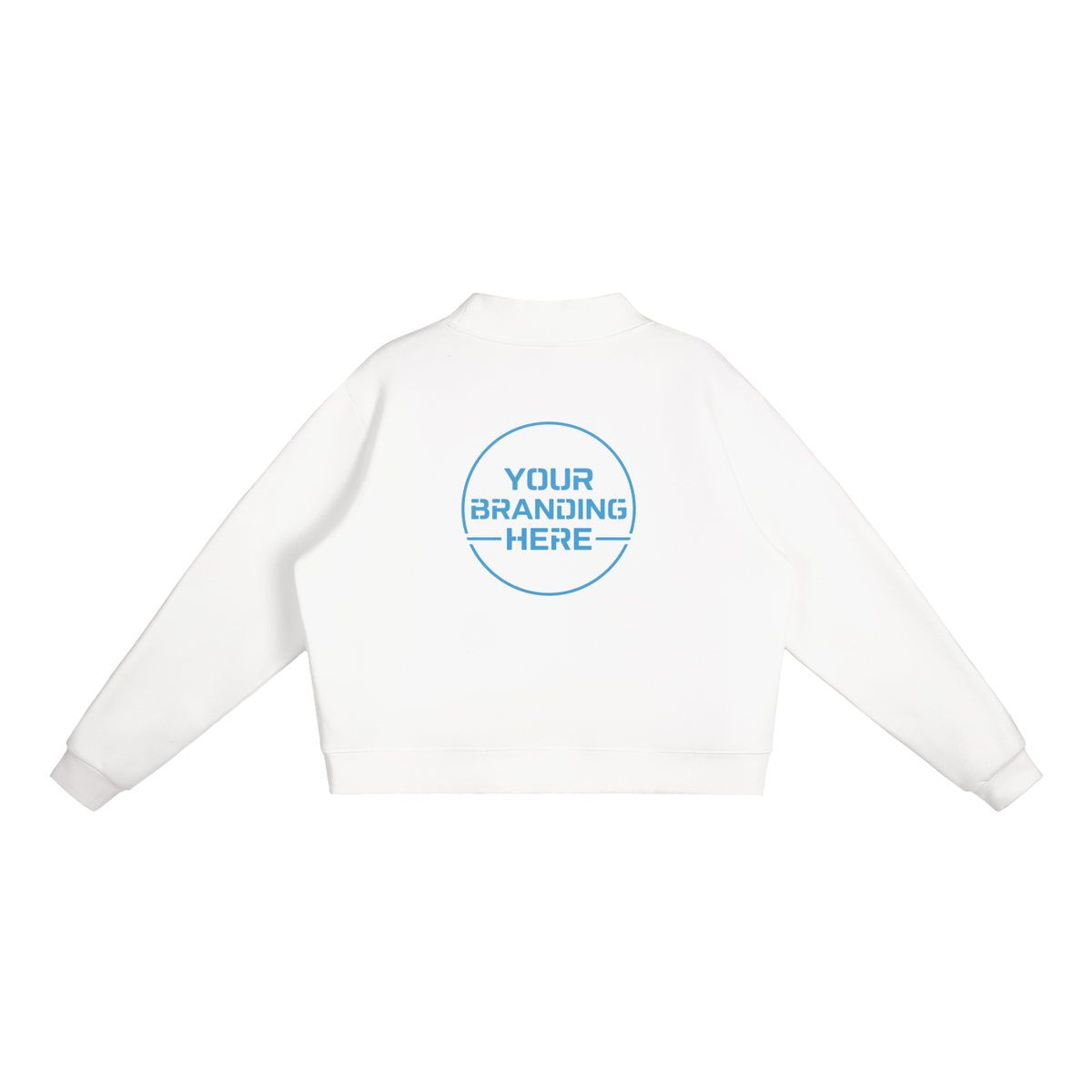Essential Fleece Mock-Neck Crew Sweatshirt - WW0004-P001-V4