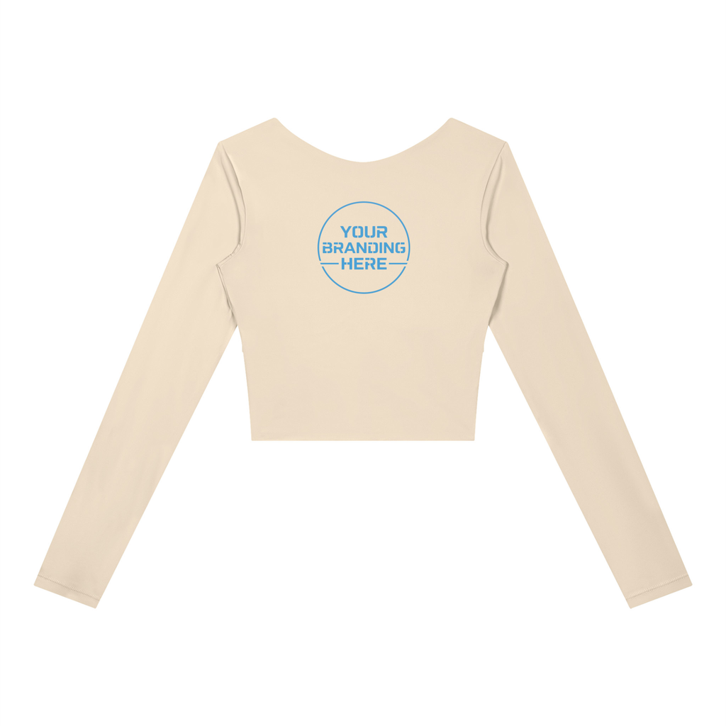 Women's Panelled Long Sleeve Yoga T-Shirt - WT0257-P001-V2