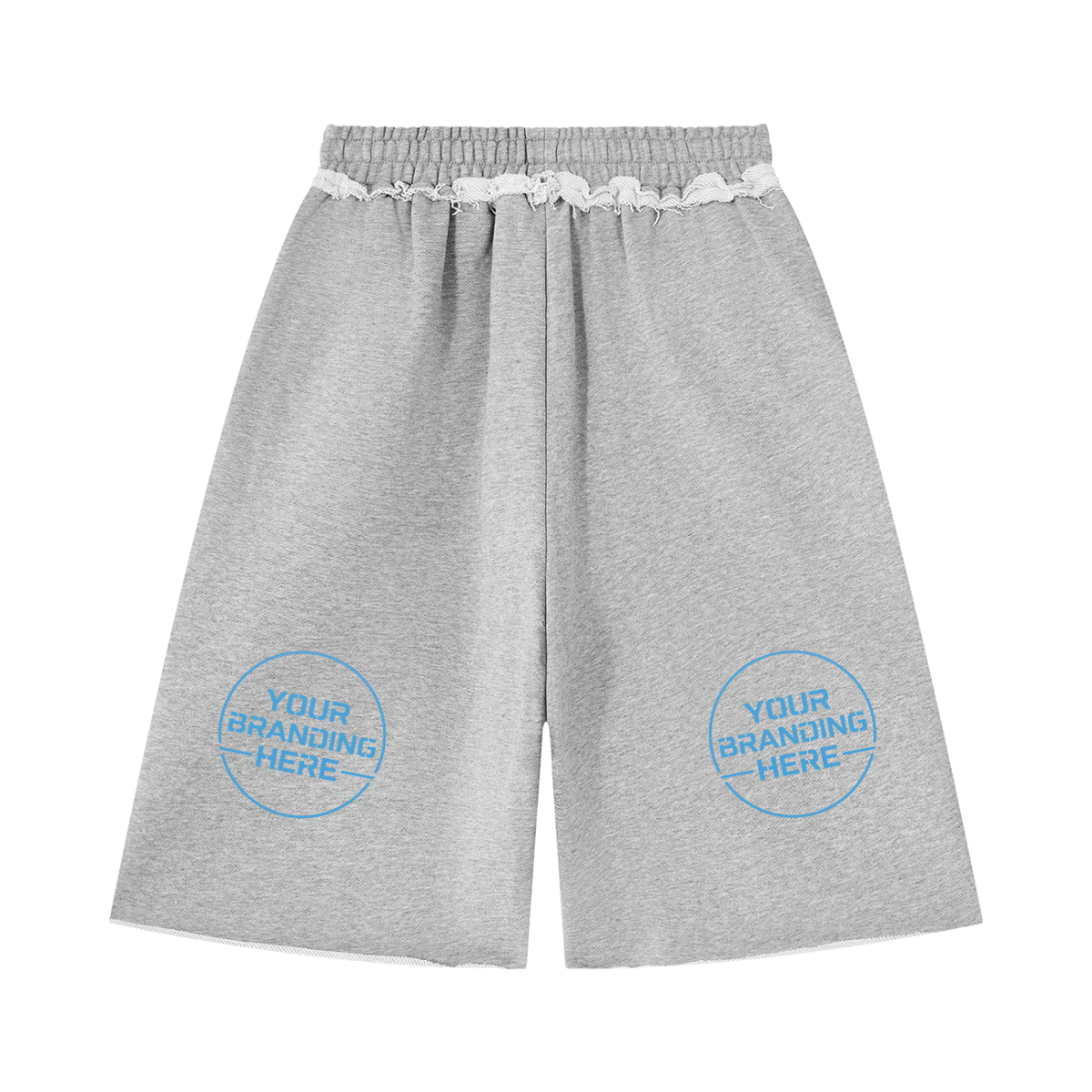 Unisex Heavyweight Raw Edge Shorts - UB0084-C001-V2