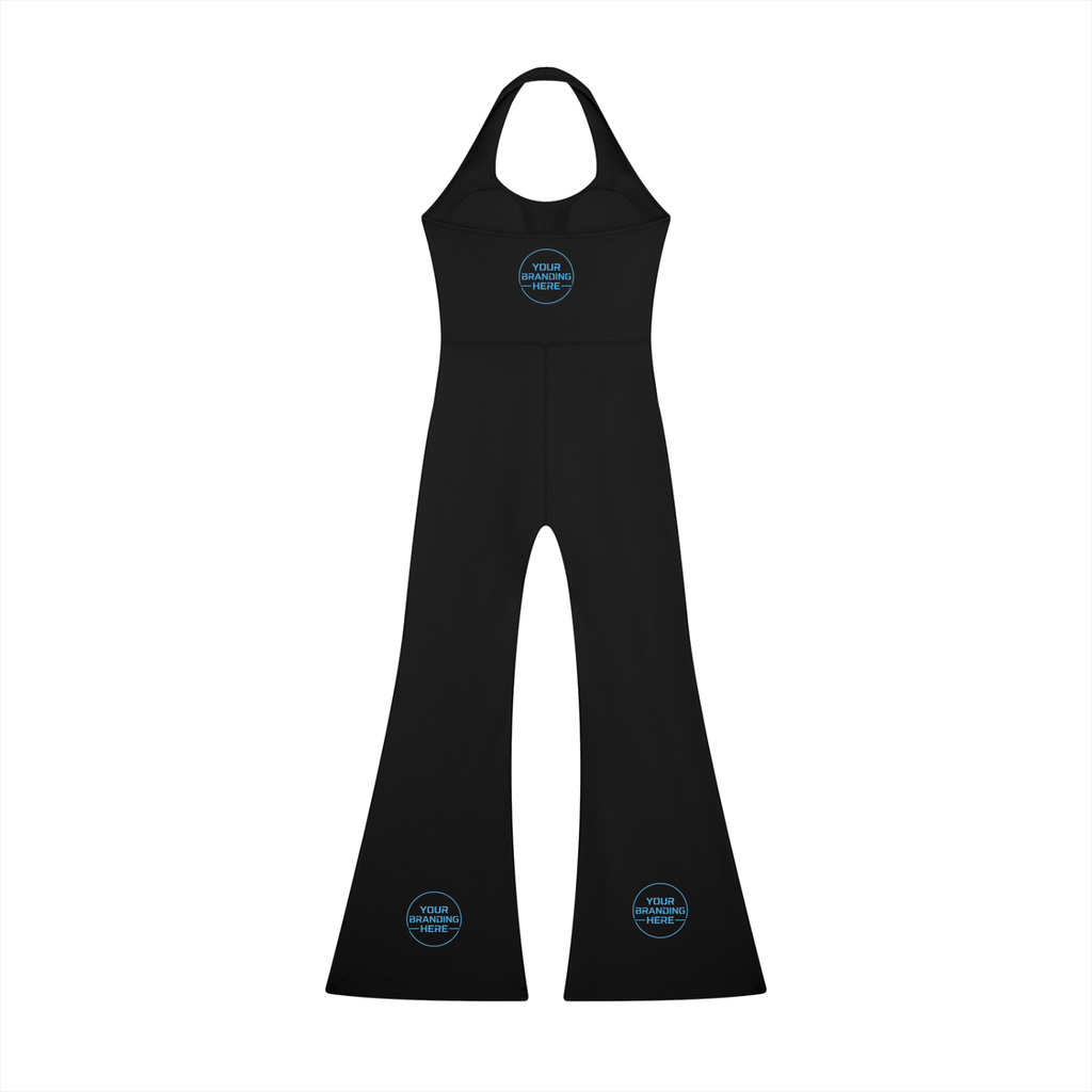 Women’s Halter Flared Jumpsuit - WO0013-P001-V2