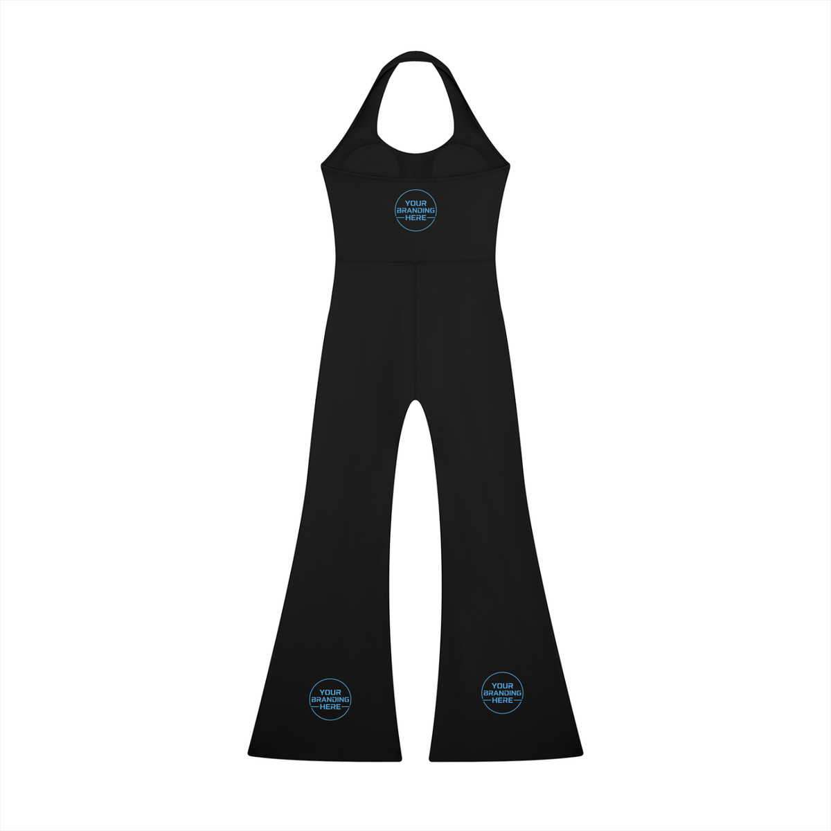 Women’s Halter Flared Jumpsuit - WO0013-P001-V2