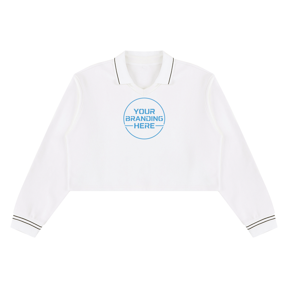 Women’s Crop Collared Sweatshirt - WT0212-C001-V2
