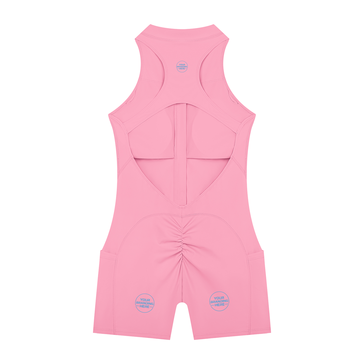 Women’s Quarter-Zip Yoga Romper - WB0076-O001-V2