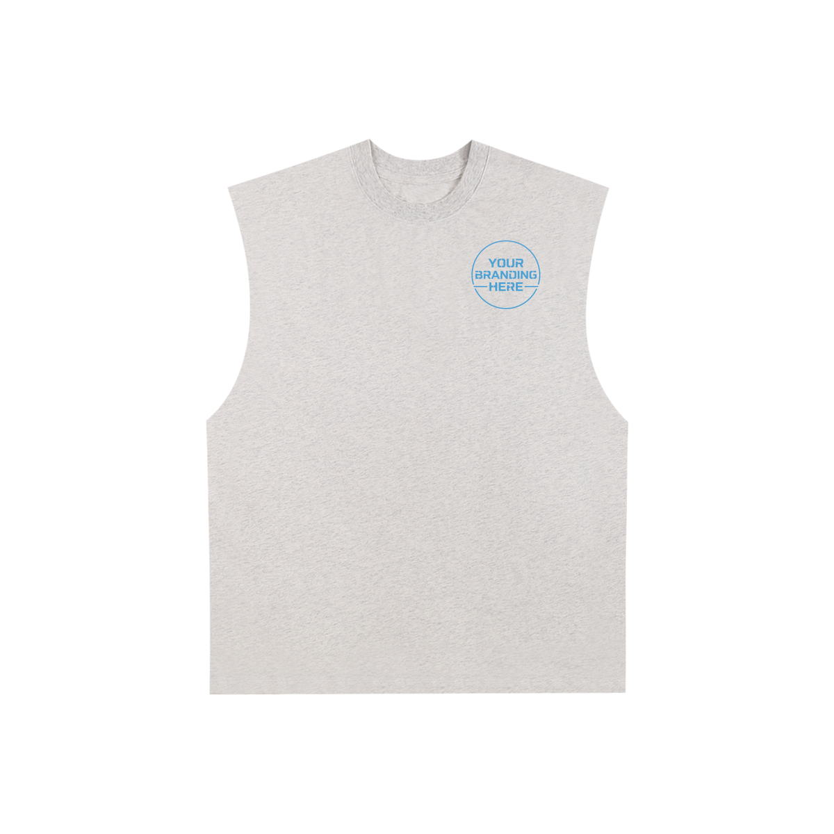 Raw Edge Cotton Tank Top - RB0010-C001-V4