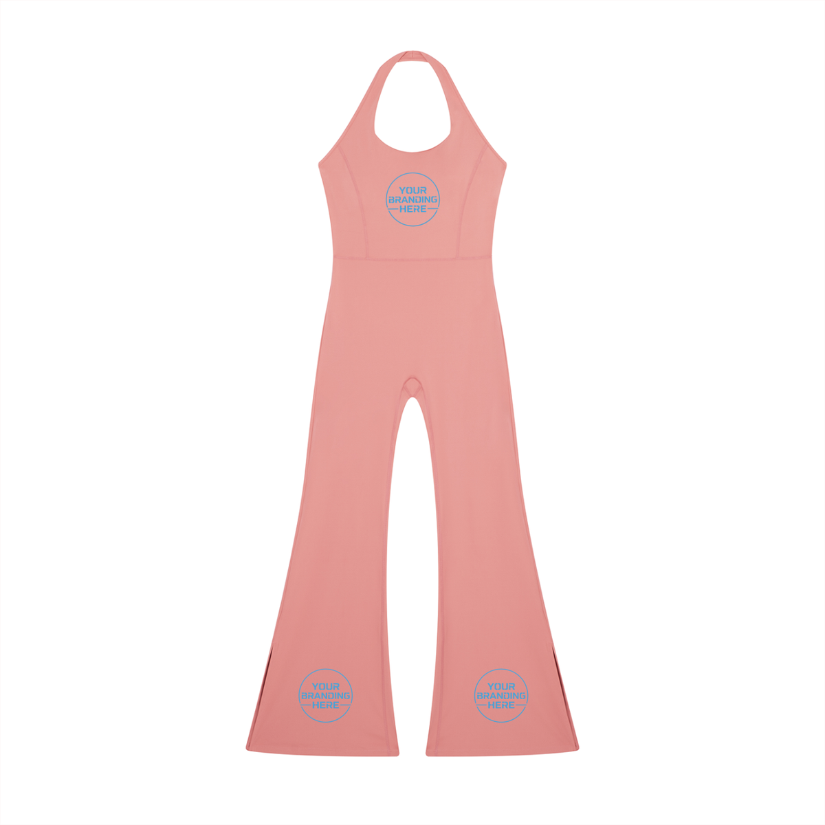 Women’s Halter Flared Jumpsuit - WO0013-P001-V2