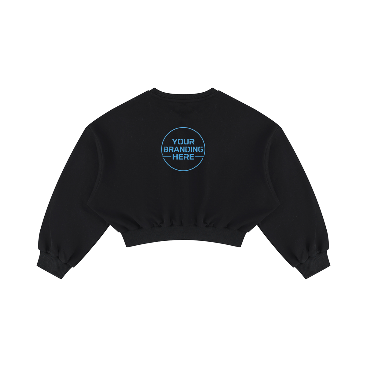Women's Boxy Cropped Crewneck Sweatshirt - WT0123-C001-V2