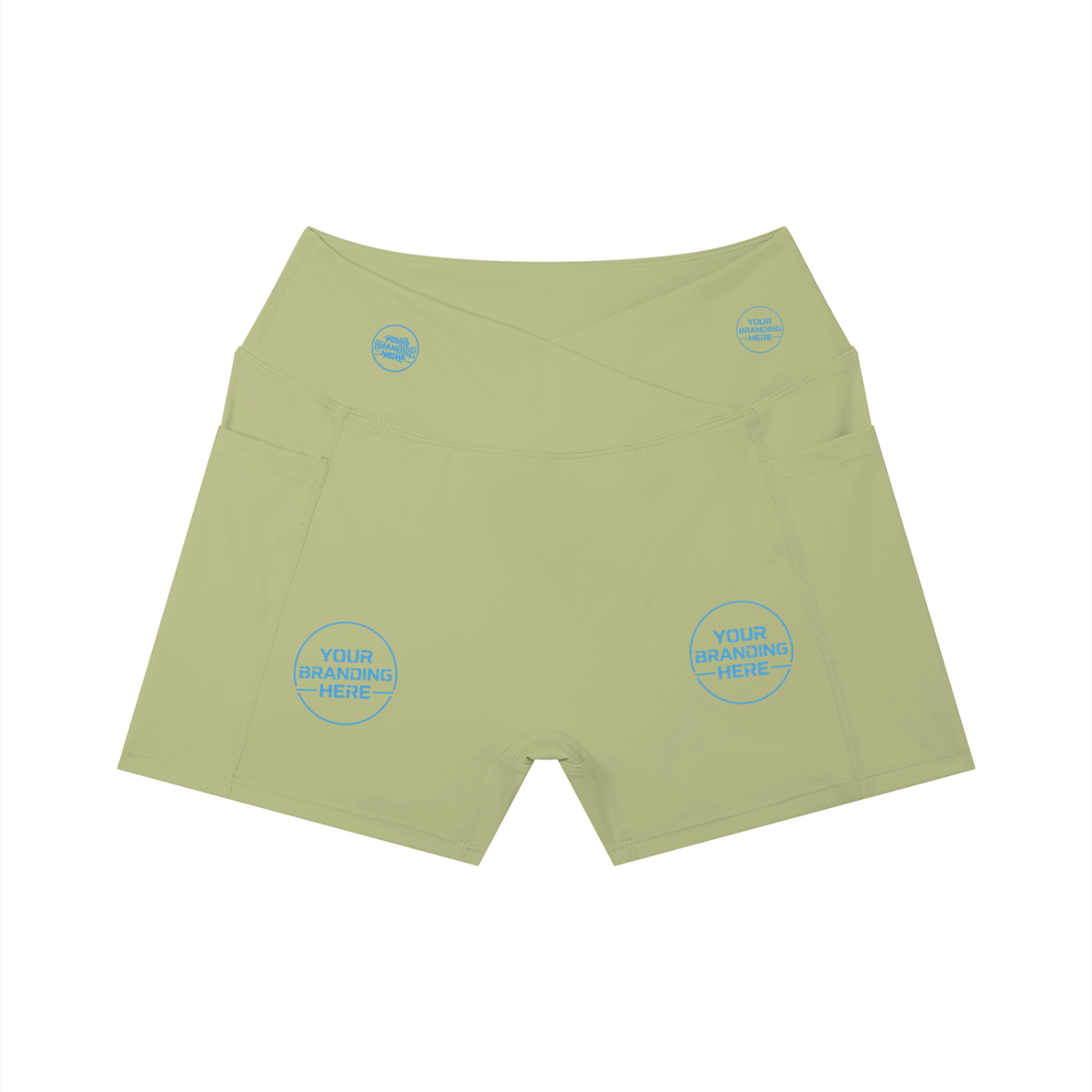 Women’s High Rise Pocket Yoga Shorts - WB0055-O001-V6
