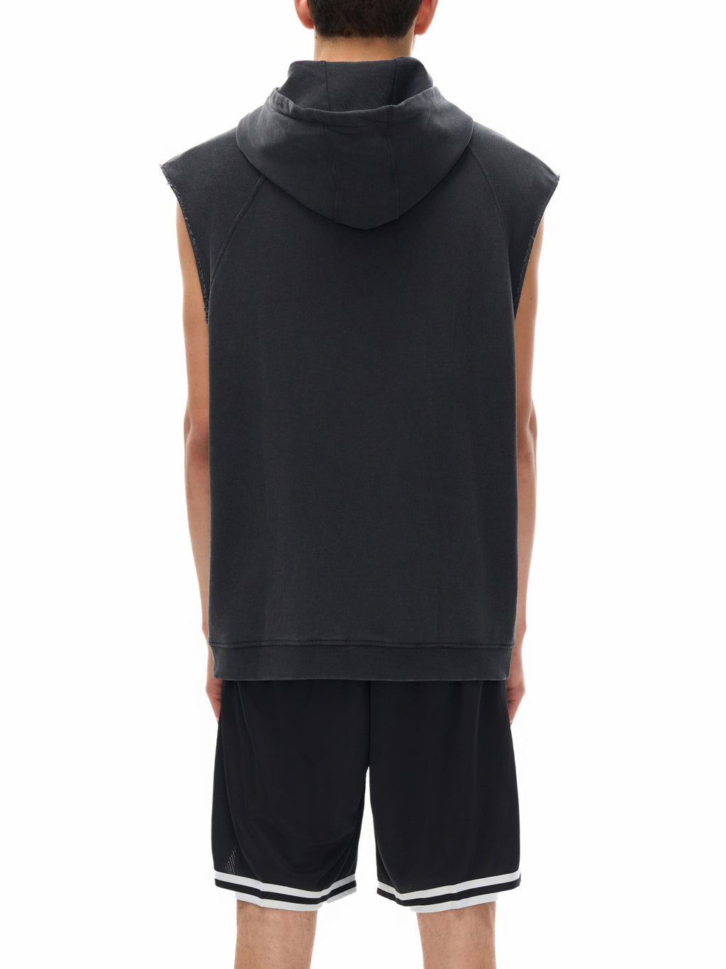 Snow Washed Sleeveless Hoodie - RU0093-C001-V2