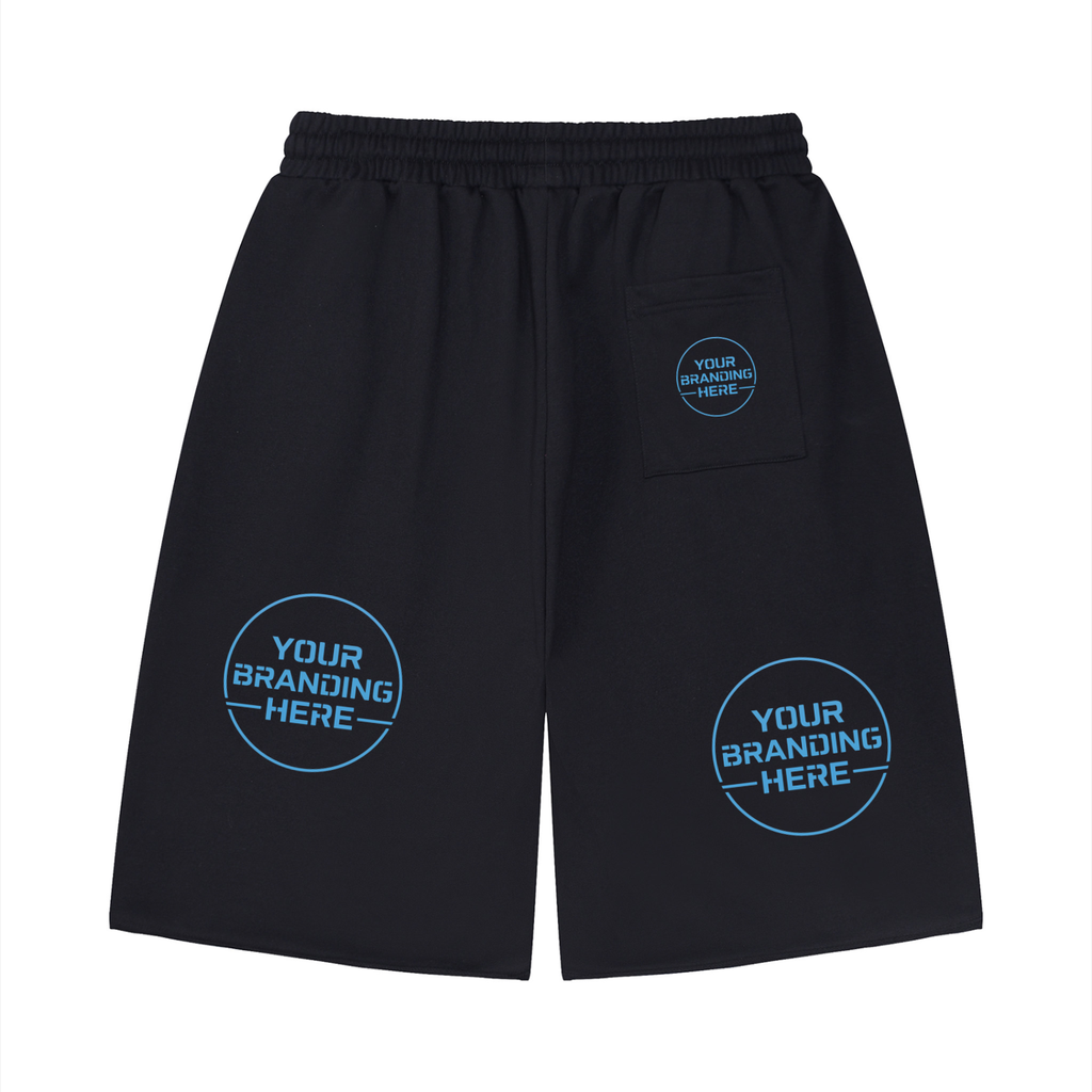 Unisex Loose Raw Edge Shorts - UB0066-C001-V2