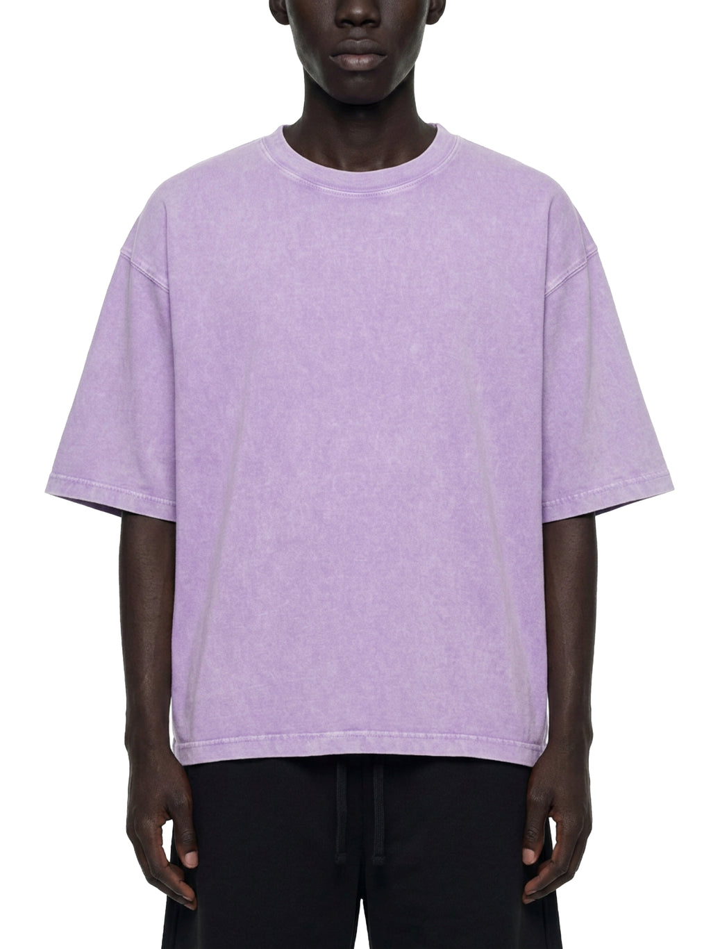Mineral Wash Boxy Cotton T-Shirt - RT0076-C001-V4