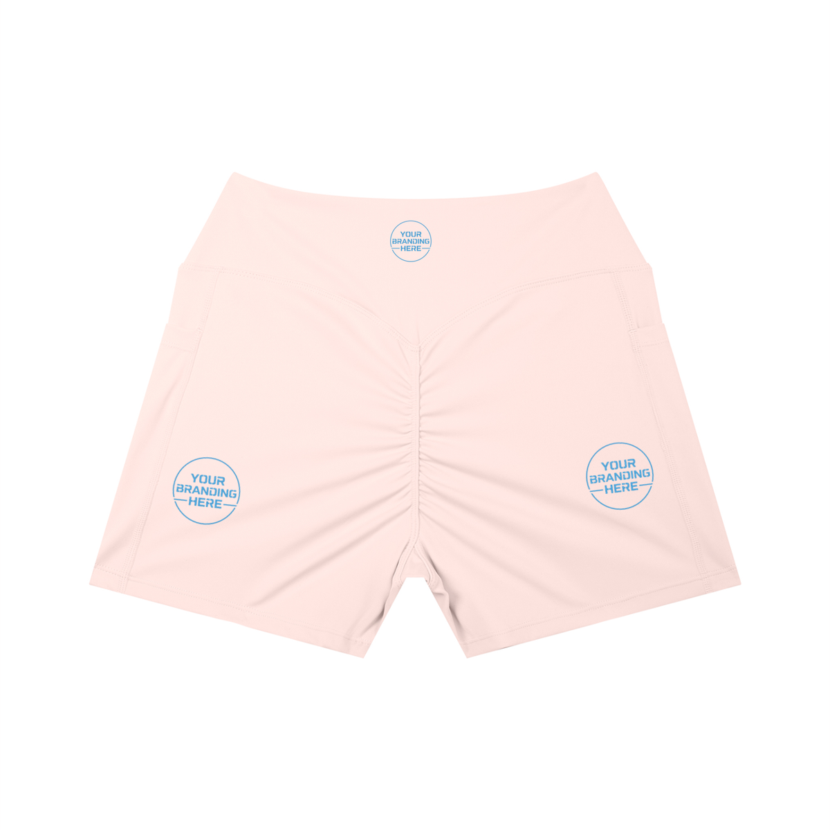 Women’s High Rise Pocket Yoga Shorts - WB0055-O001-V6