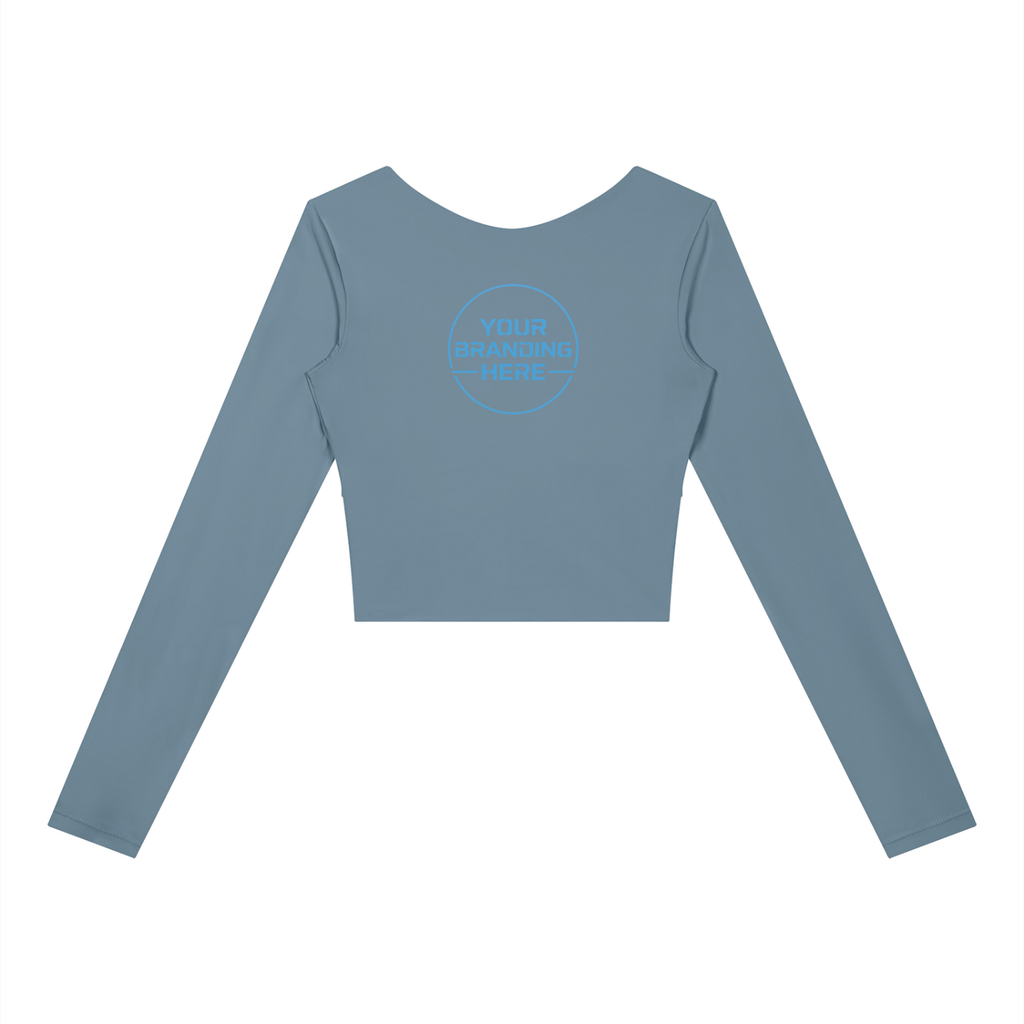 Women's Panelled Long Sleeve Yoga T-Shirt - WT0257-P001-V2