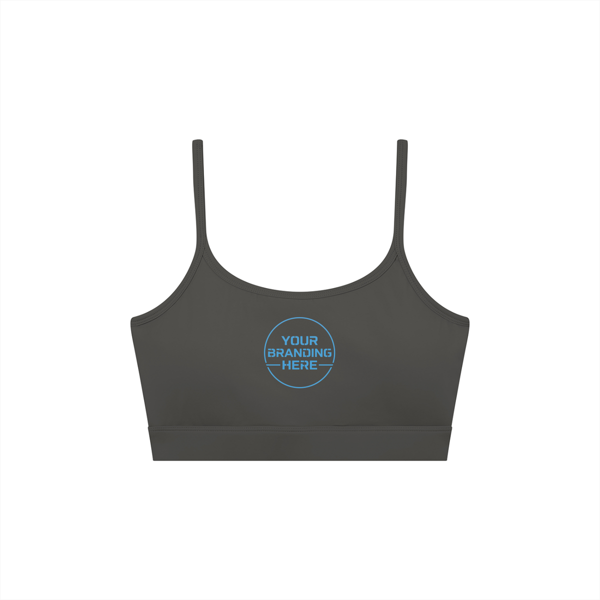 Women's Solid U-Neck Sports Bra - WT0131-O001-V2