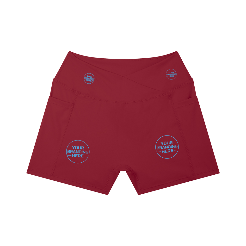 Women’s High Rise Pocket Yoga Shorts - WB0055-O001-V6