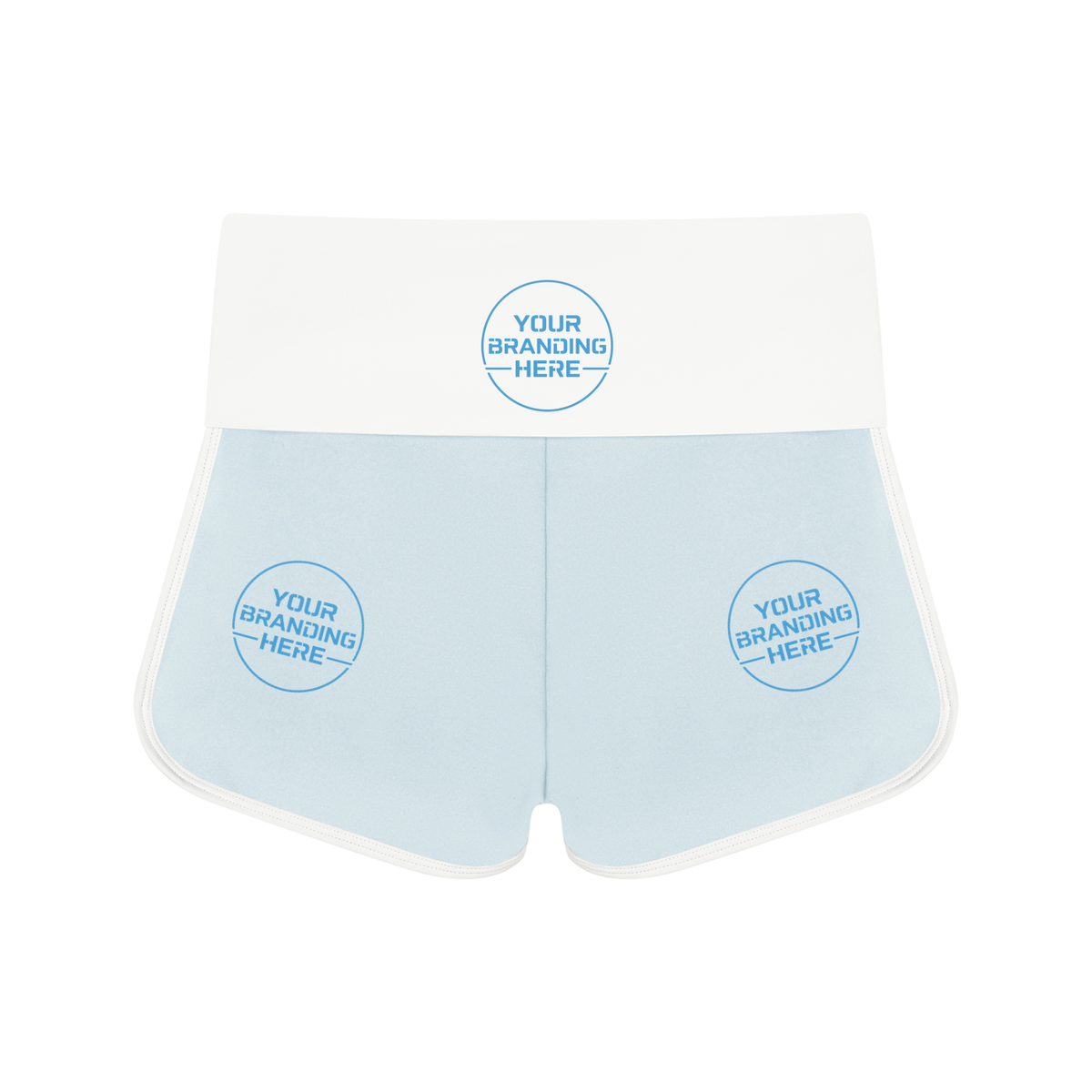 Women’s Color Block Yoga Shorts - WB0105-P001-V2