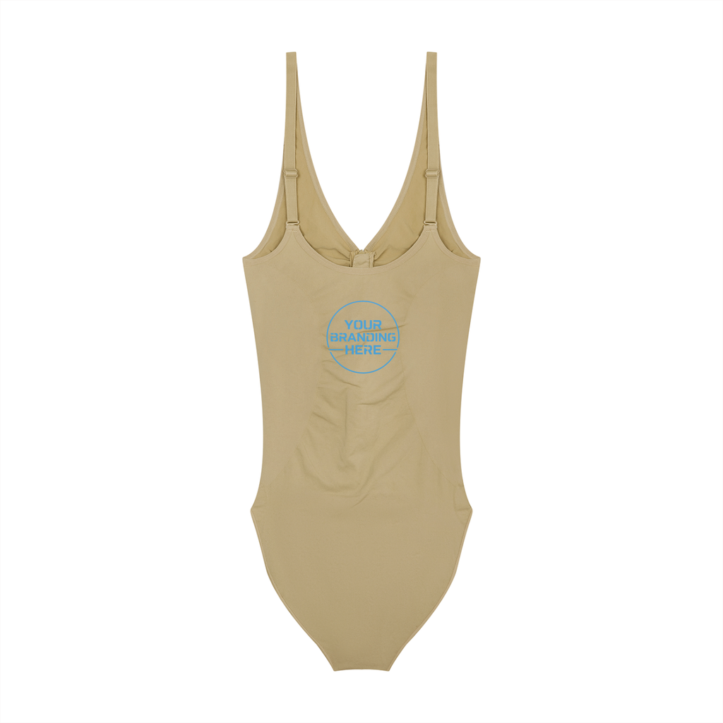 Women’s Full-Zip Ruched Bodysuit - WT0176-O001-V2