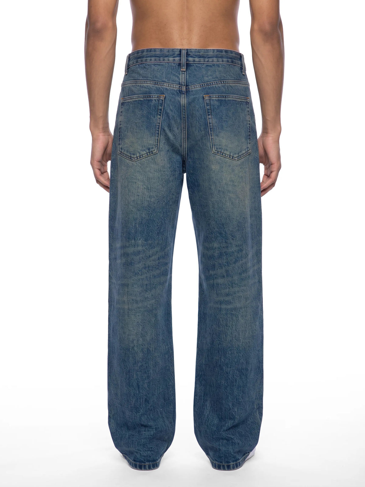 Men's Vintage Wash Denim Jeans - MB0040-C001-V2