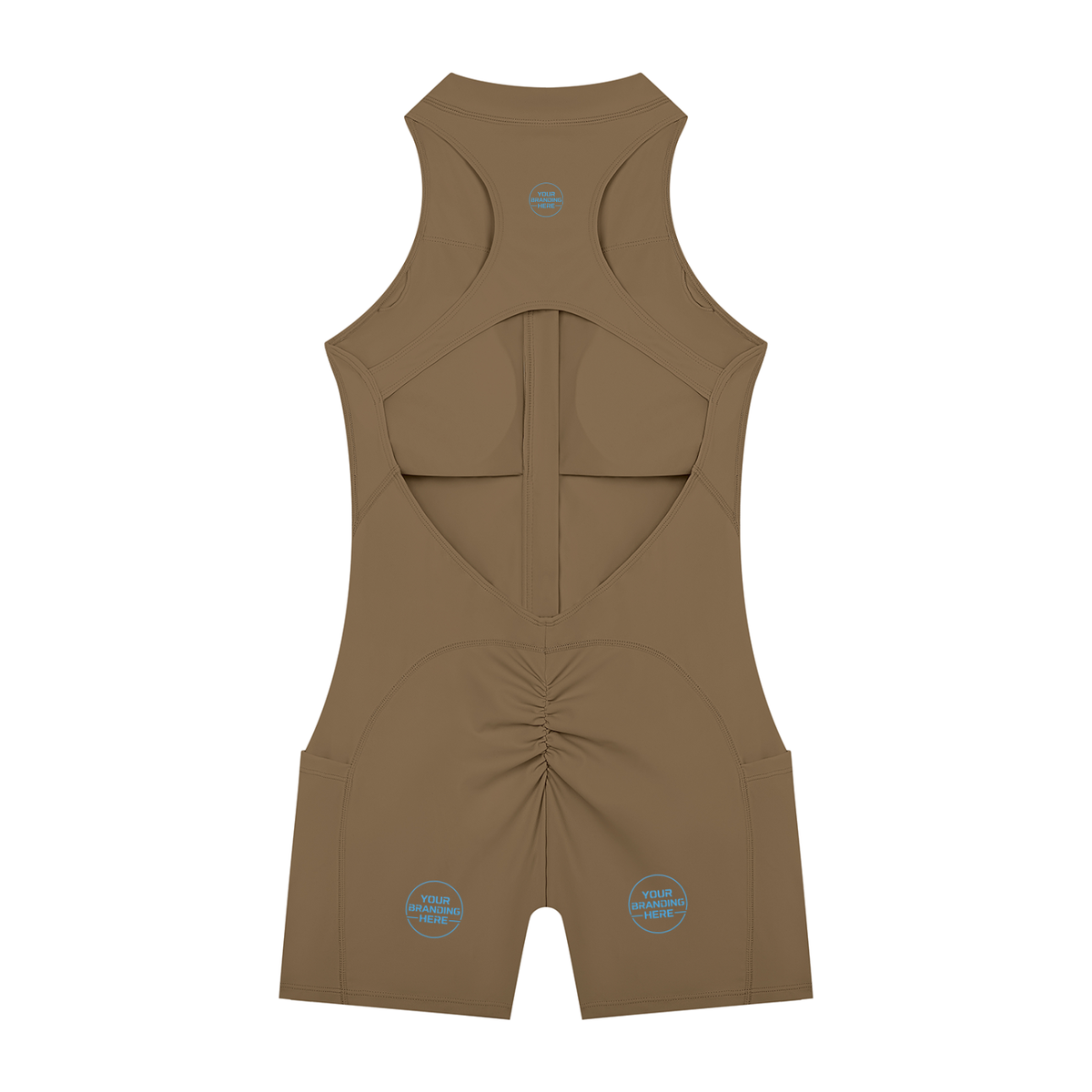 Women’s Quarter-Zip Yoga Romper - WB0076-O001-V2