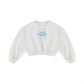 Women's Boxy Cropped Crewneck Sweatshirt - WT0123-C001-V2
