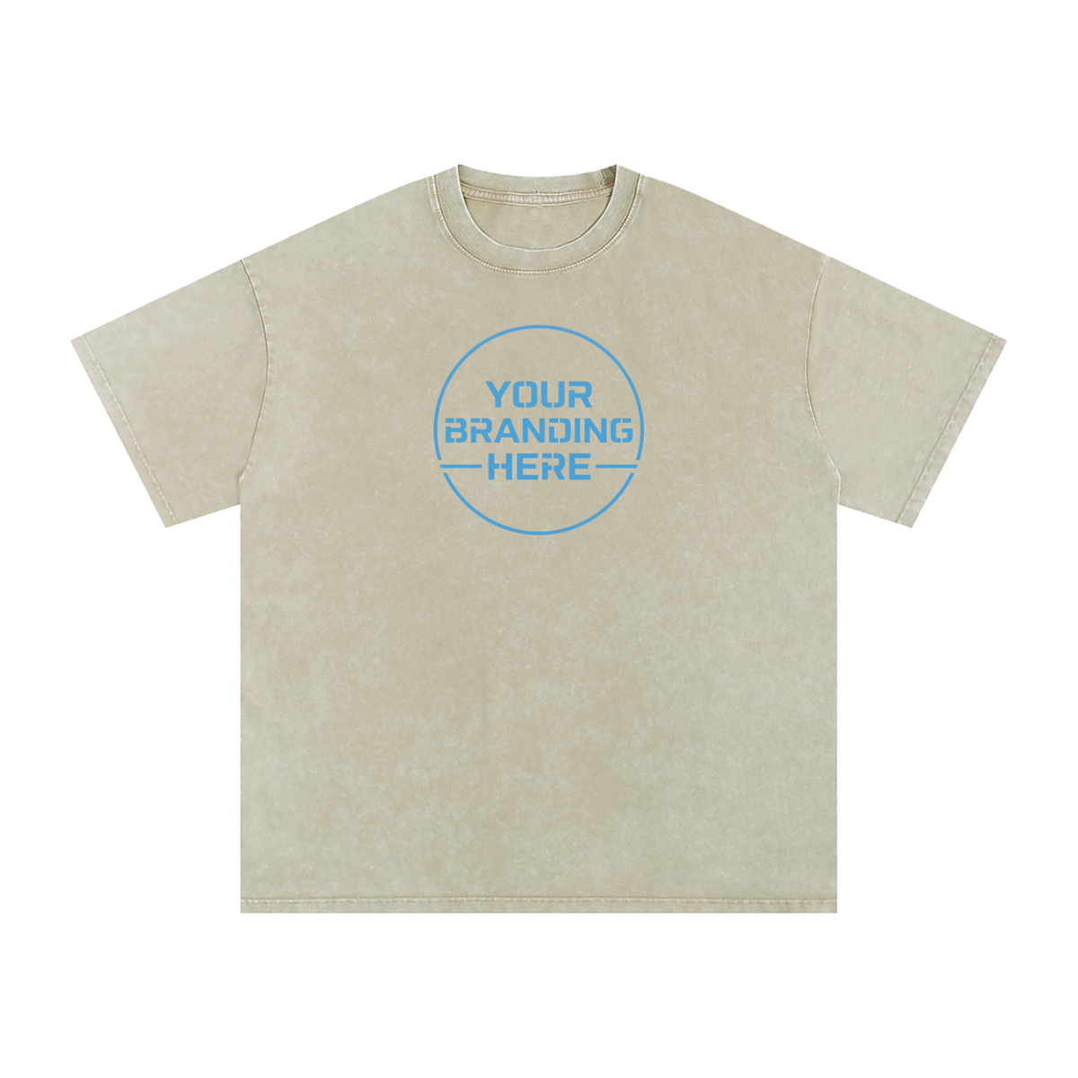Snow Washed Oversized Cotton T-Shirt - R00037-C001-V14