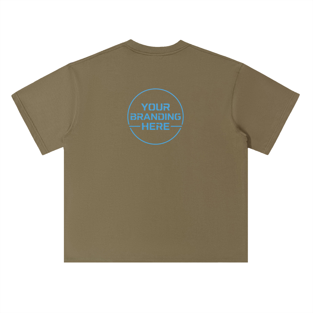 Heavyweight Drop Shoulder Cotton T-Shirt - RU0014-C001-V7