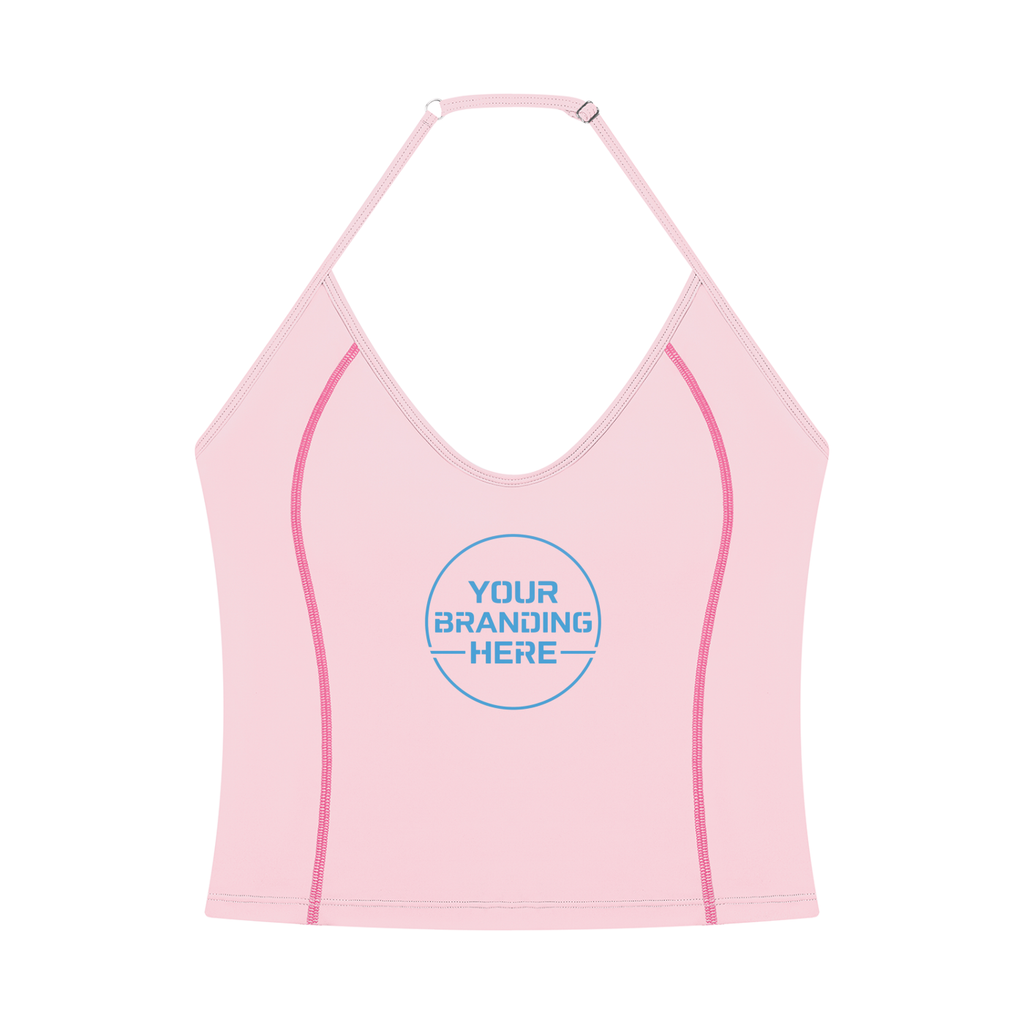Women's Halter Neck Yoga Tank Top - WT0261-O001-V2