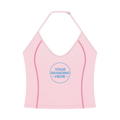 Women's Halter Neck Yoga Tank Top - WT0261-O001-V2