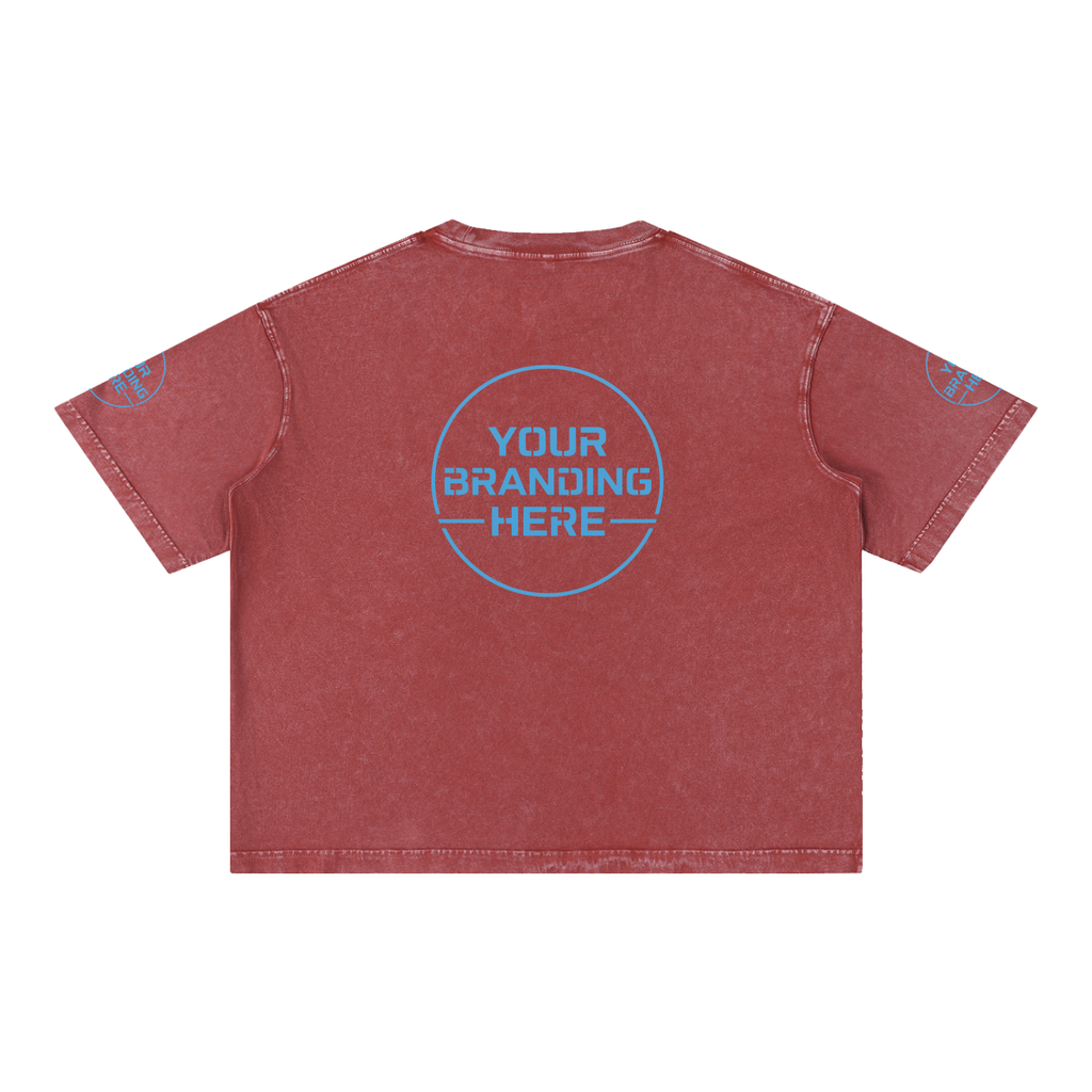 Mineral Wash Boxy Cotton T-Shirt - RT0076-C001-V4