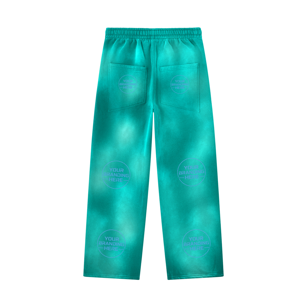 Unisex Sunfade Wide Leg Fleece Sweatpants - UB0044-P001-V2