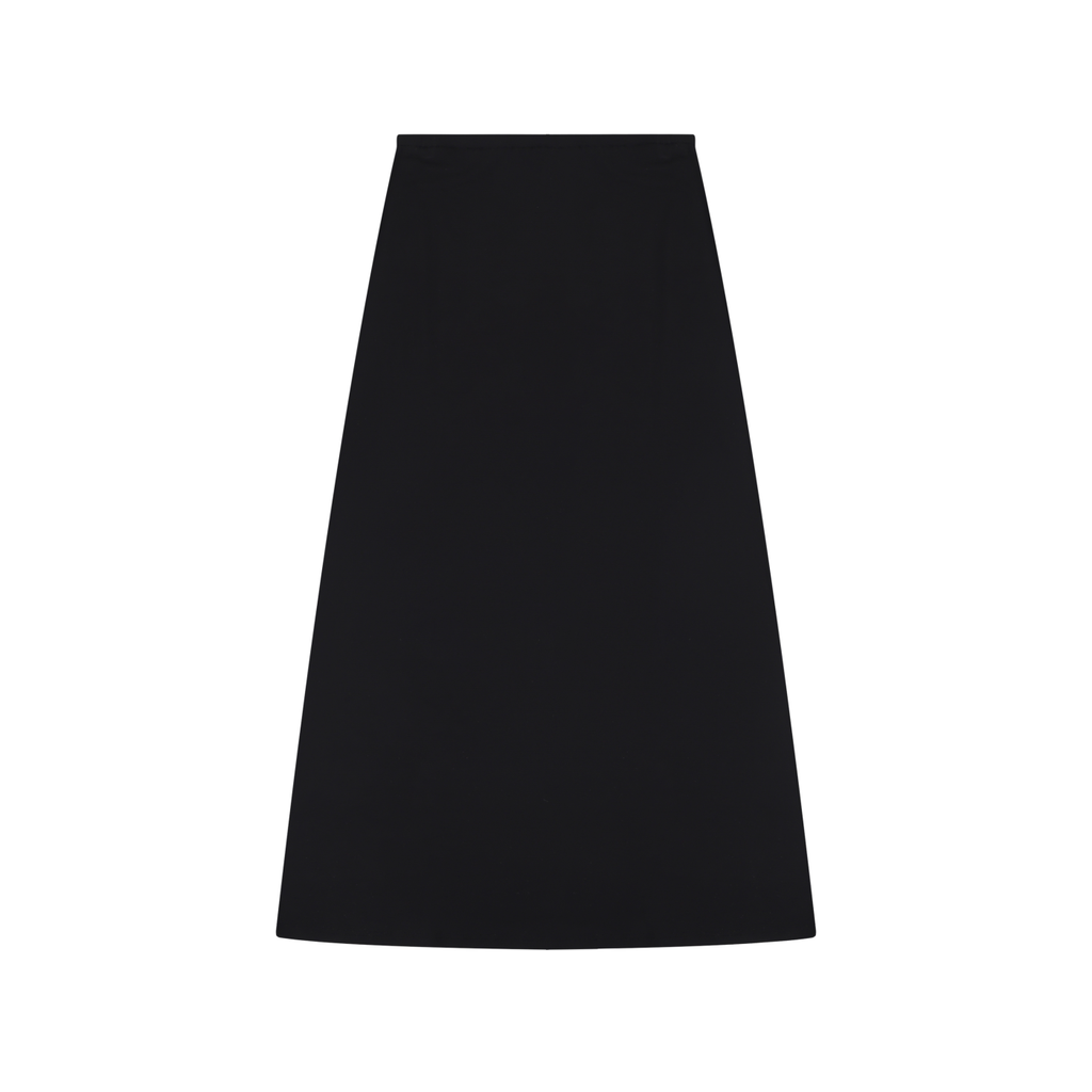 Women's Solid Color Knit Maxi Skirt - WB0027-O001-V2