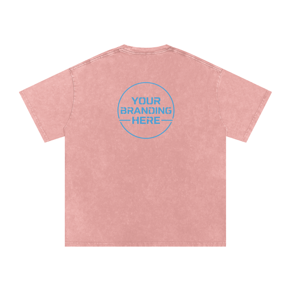 Snow Washed Oversized Cotton T-Shirt - R00037-C001-V14