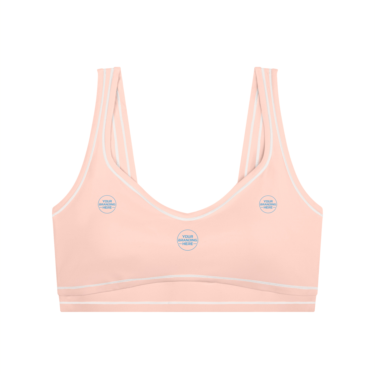 Women’s Topstitching Yoga Sports Bra - WT0179-O001-V2