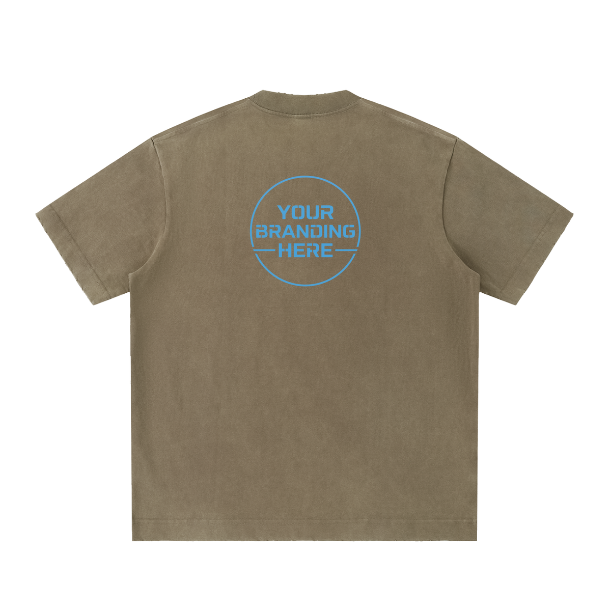 Heavyweight Vintage Washed Frayed T-Shirt - RT0022-C001-V8