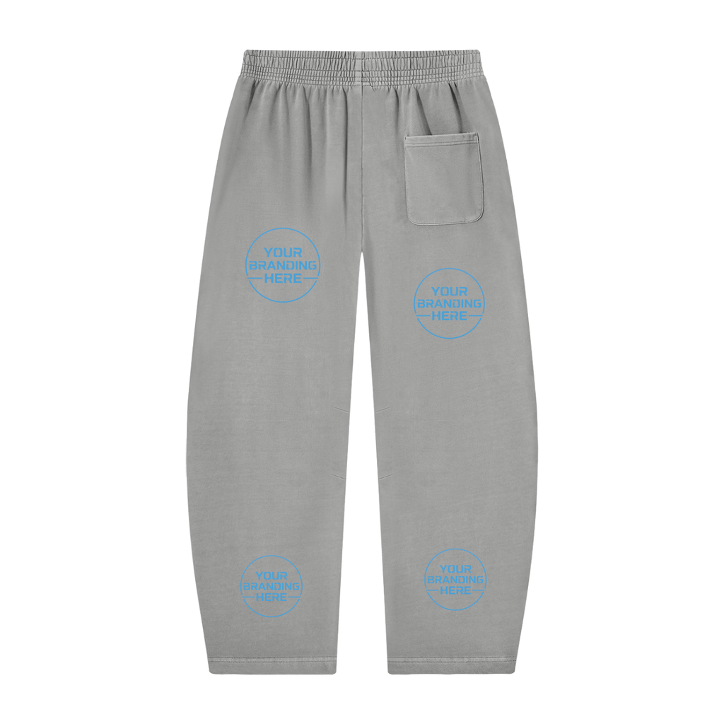 Unisex Vintage Washed Barrel Leg Sweatpants - UB0059-C001-V2
