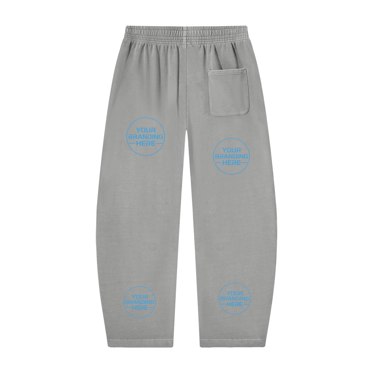Unisex Vintage Washed Barrel Leg Sweatpants - UB0059-C001-V2