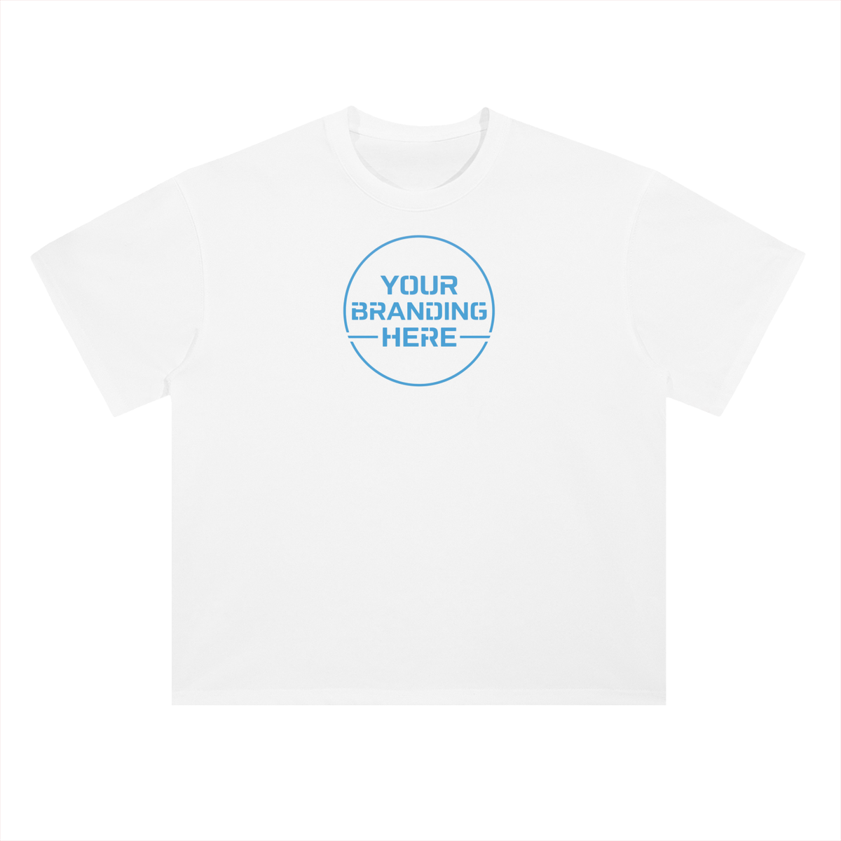 Heavyweight Drop Shoulder Cotton T-Shirt - RU0014-C001-V7