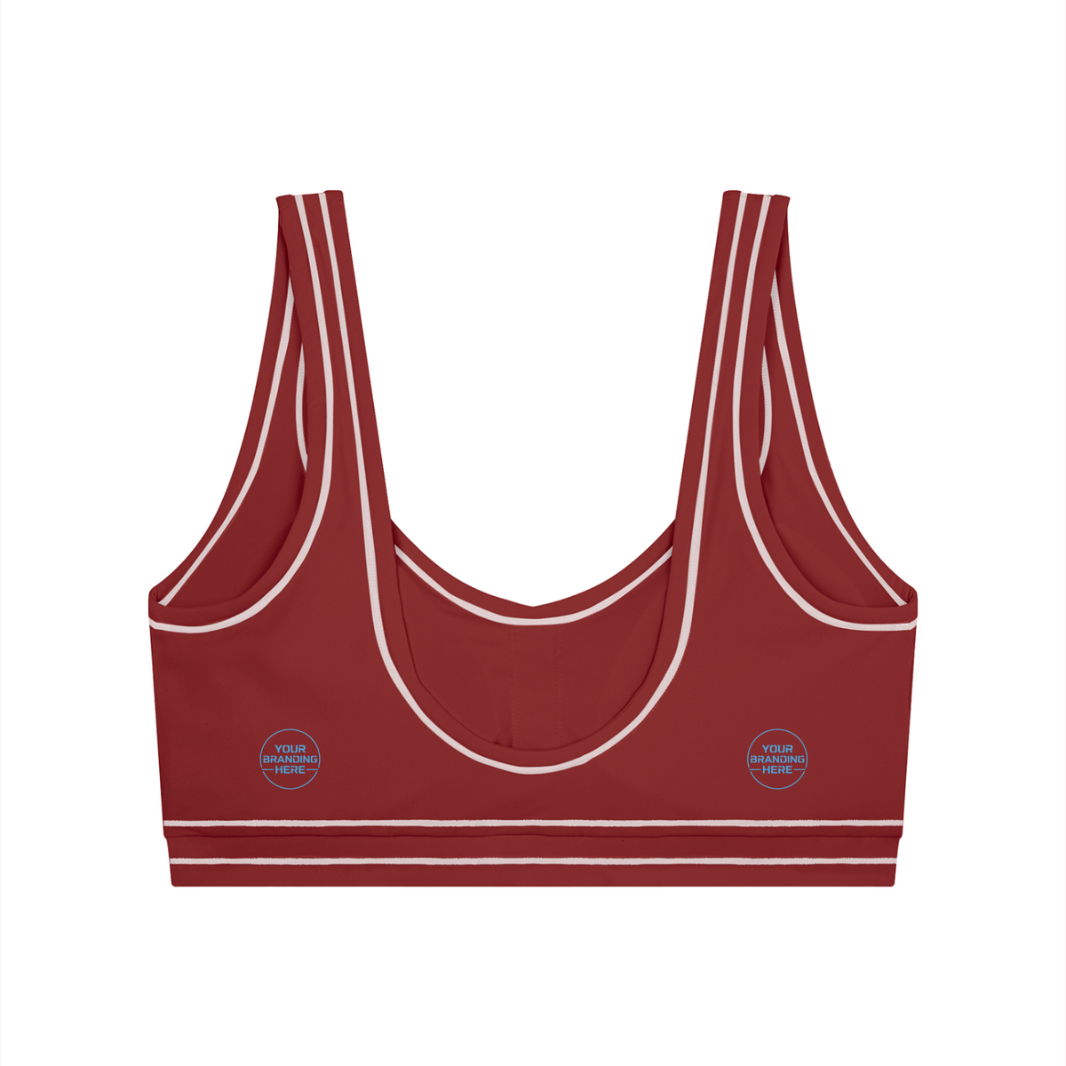 Women’s Topstitching Yoga Sports Bra - WT0179-O001-V2