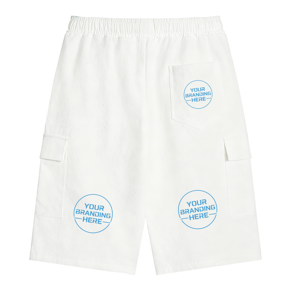 Unisex Drawstring Cargo Shorts - UB0025-P001-V2