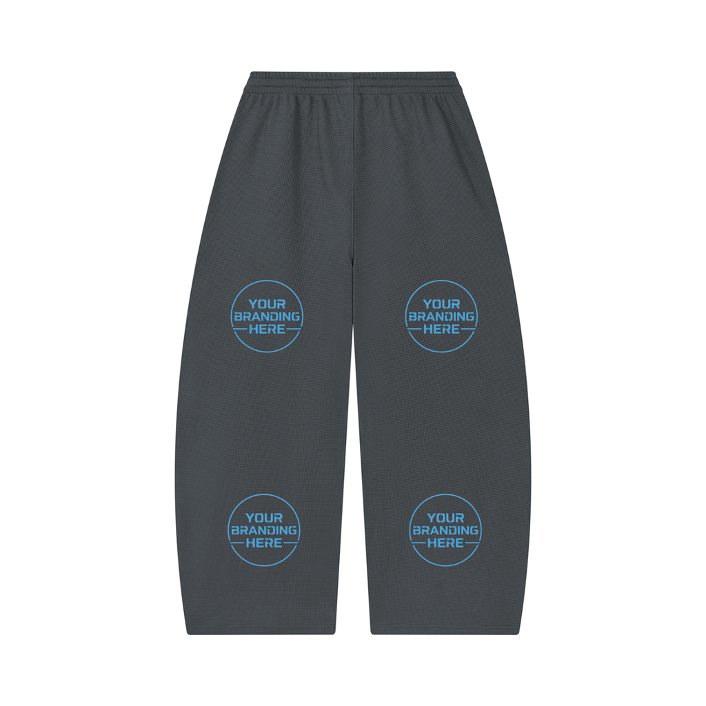 Unisex Waffle Barrel Leg Pants - UB0058-P001-V2