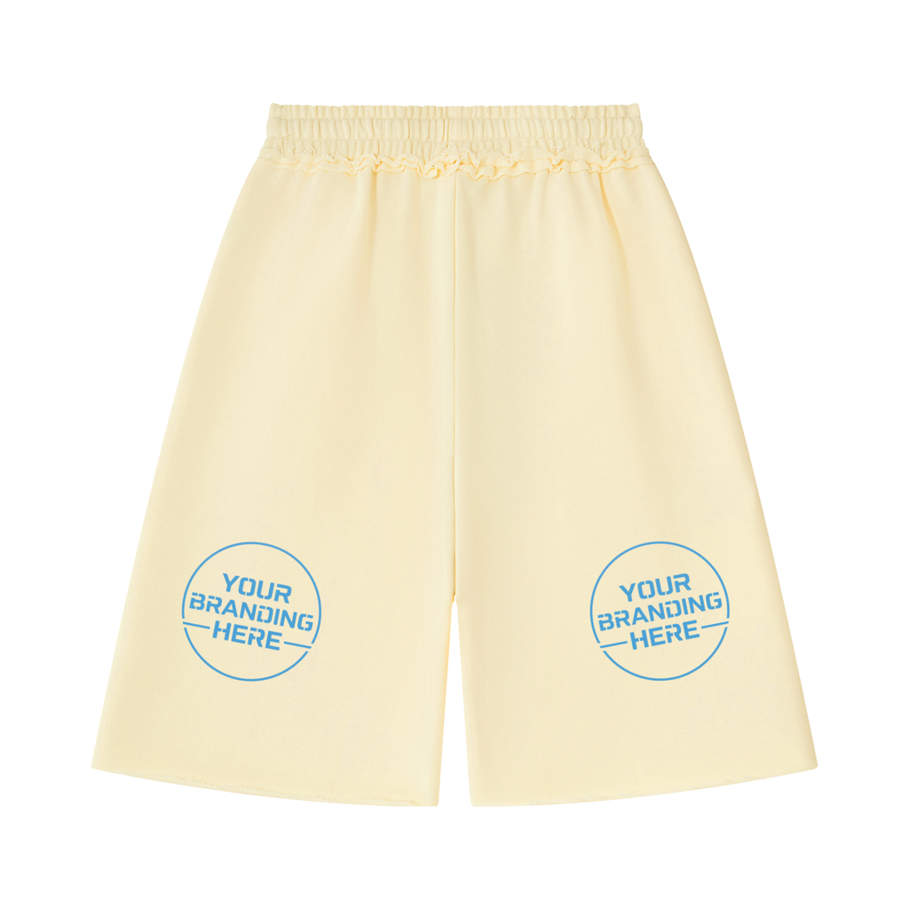 Unisex Heavyweight Raw Edge Shorts - UB0084-C001-V2