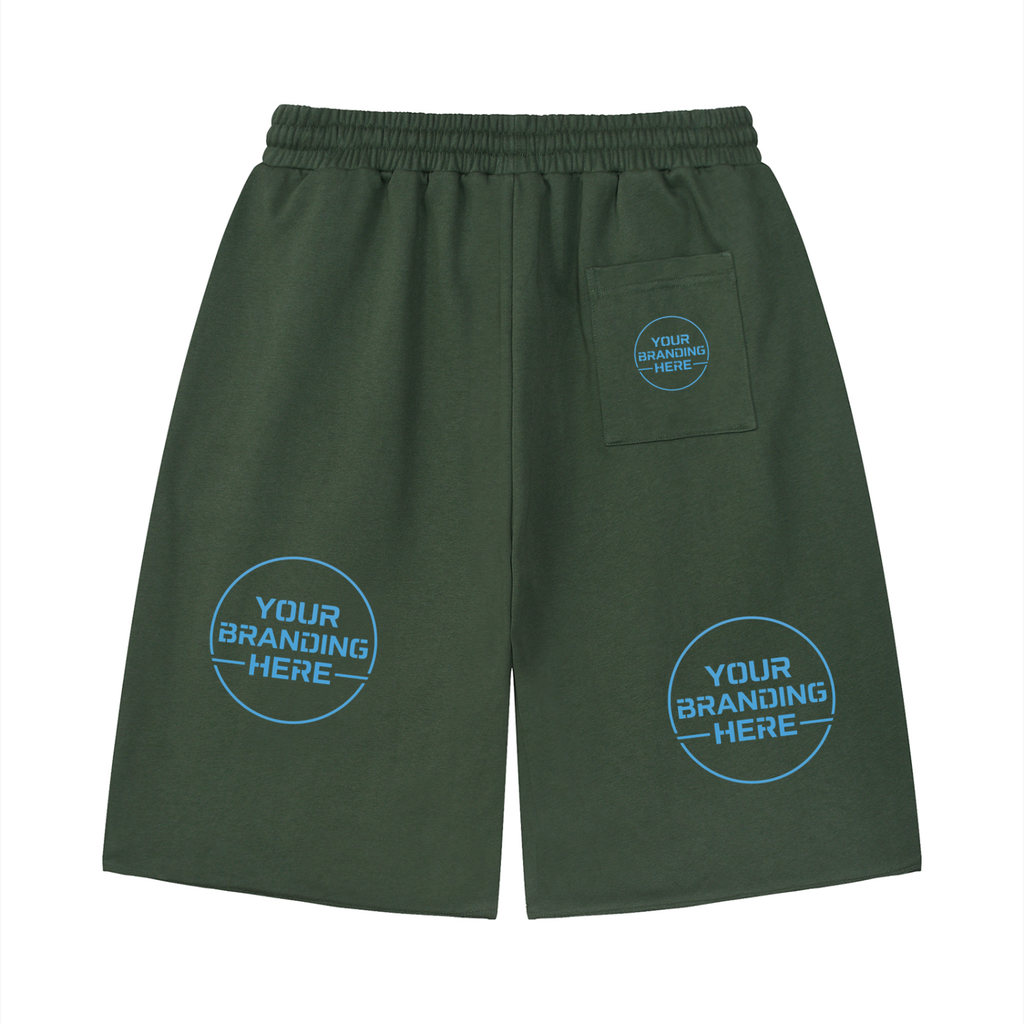 Unisex Loose Raw Edge Shorts - UB0066-C001-V2