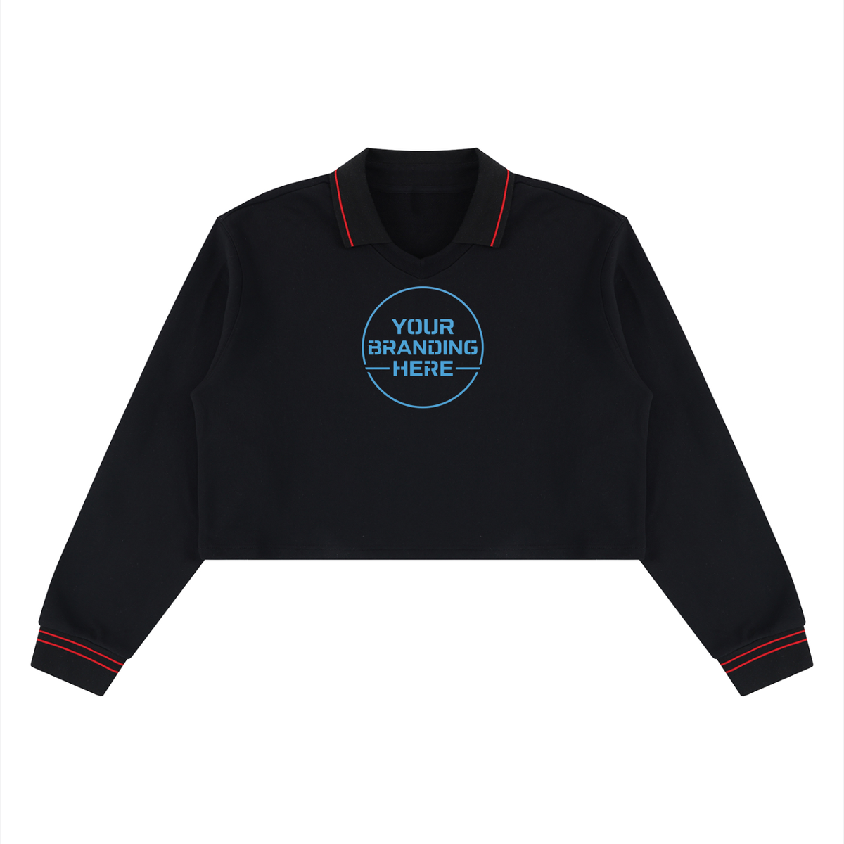 Women’s Crop Collared Sweatshirt - WT0212-C001-V2