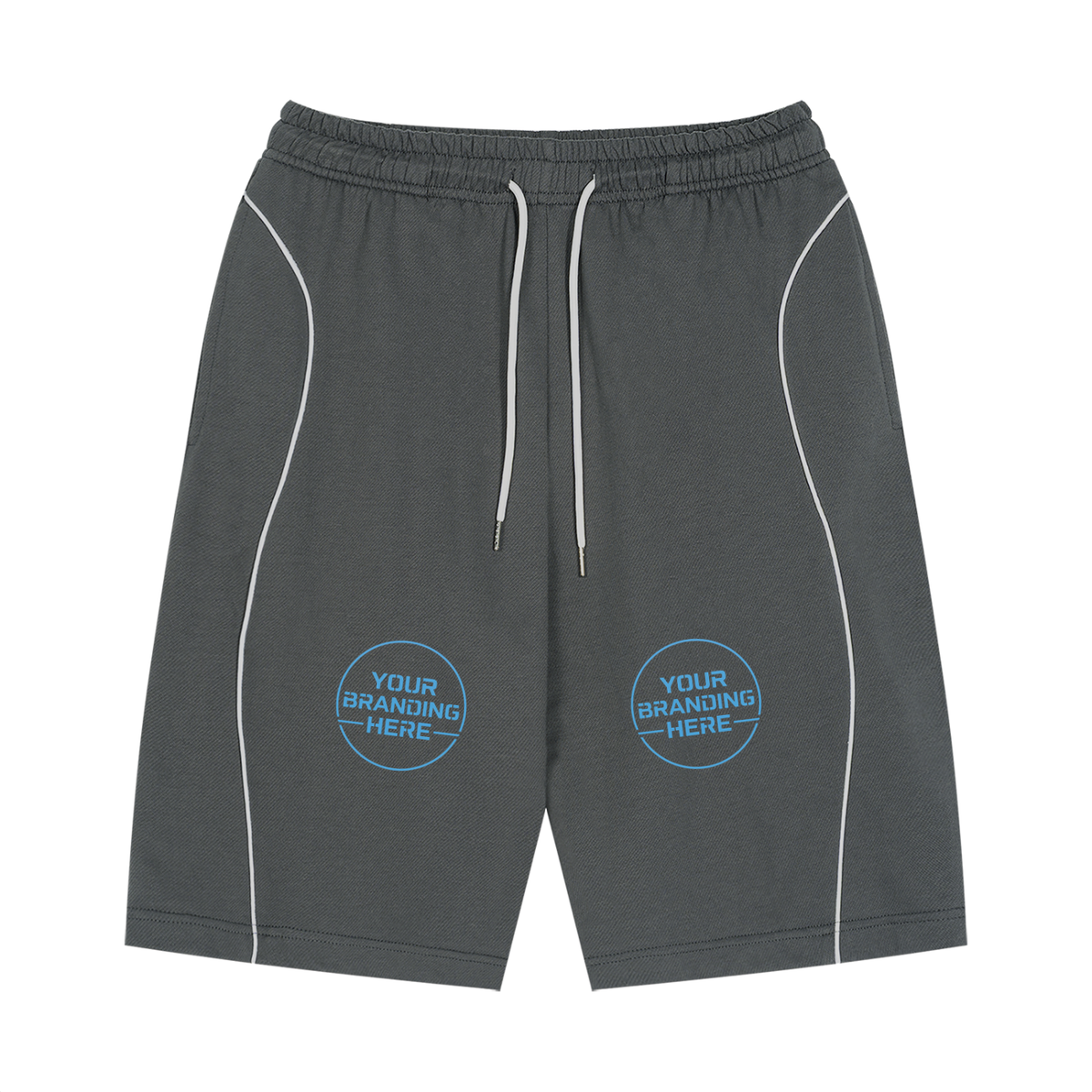 Unisex Piping Drawstring Shorts - UB0022-C001-V2