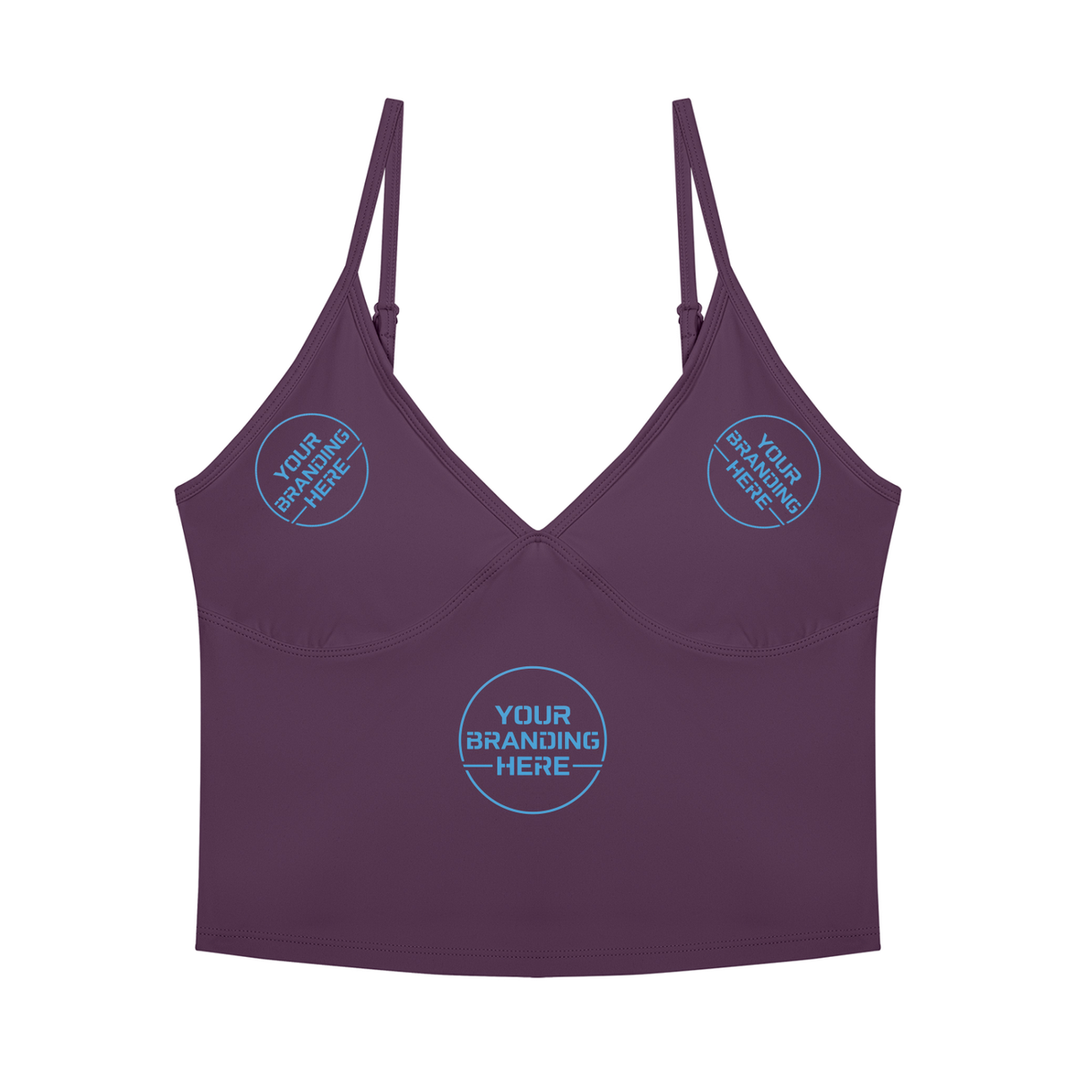 Women's V-Neck Yoga Tank Top - WT0279-O001-V2