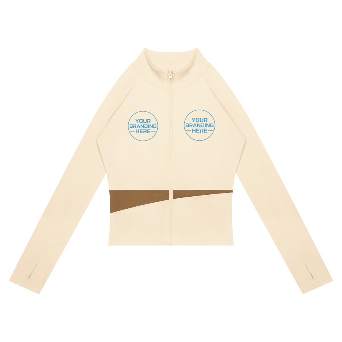 Women's Paneled Yoga Jacket - WT0247-P001-V2