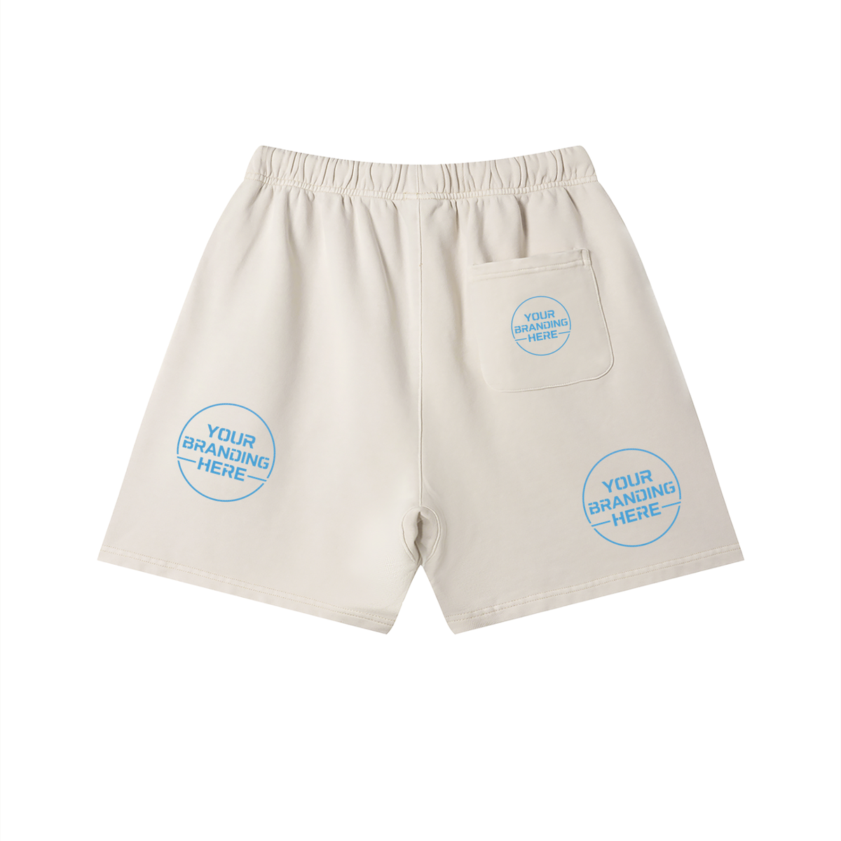 Unisex Vintage Wash Cotton Shorts - UB0031-C001-V3