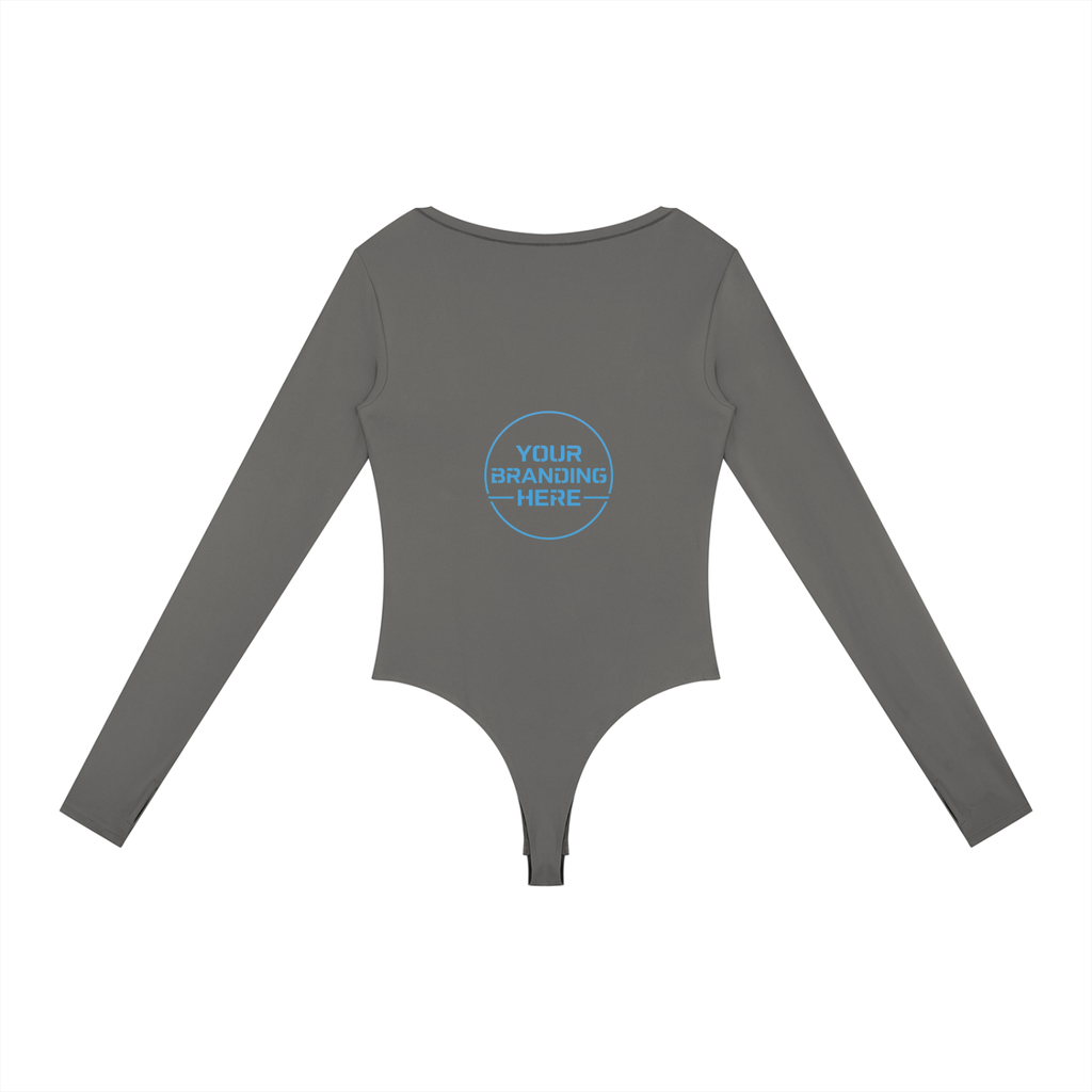 Women's Tight Long Sleeve Yoga Bodysuit - WT0120-O001-V2