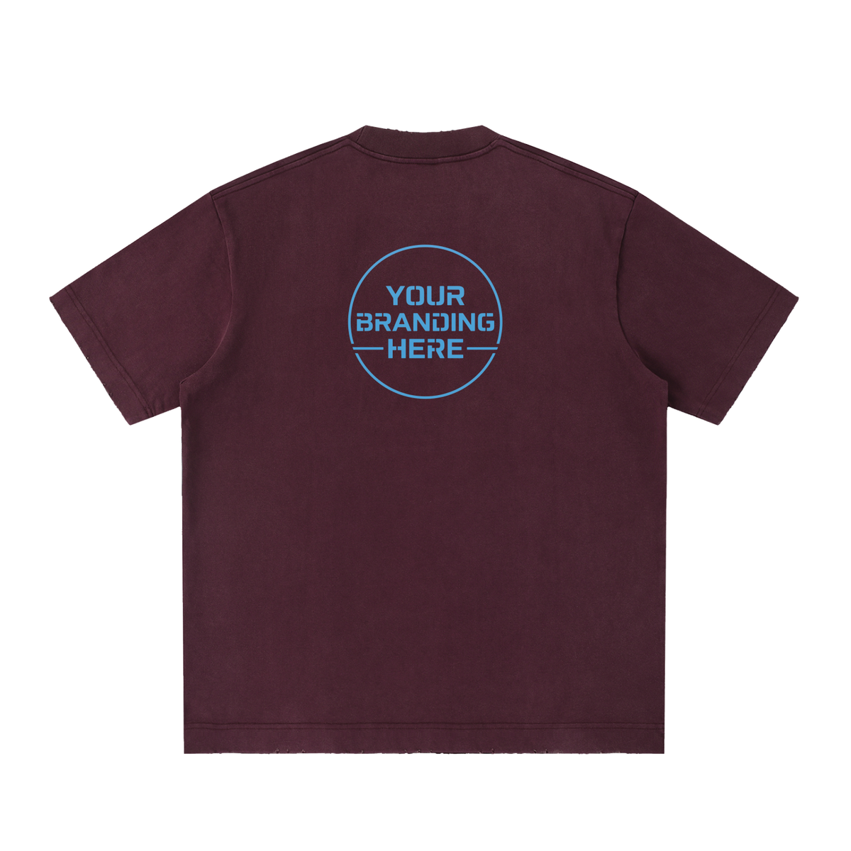 Heavyweight Vintage Washed Frayed T-Shirt - RT0022-C001-V8