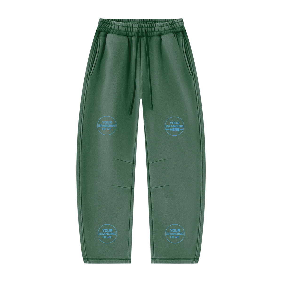 Unisex Vintage Wash Barrel Leg Fleece Sweatpants - UB0071-P001-V3