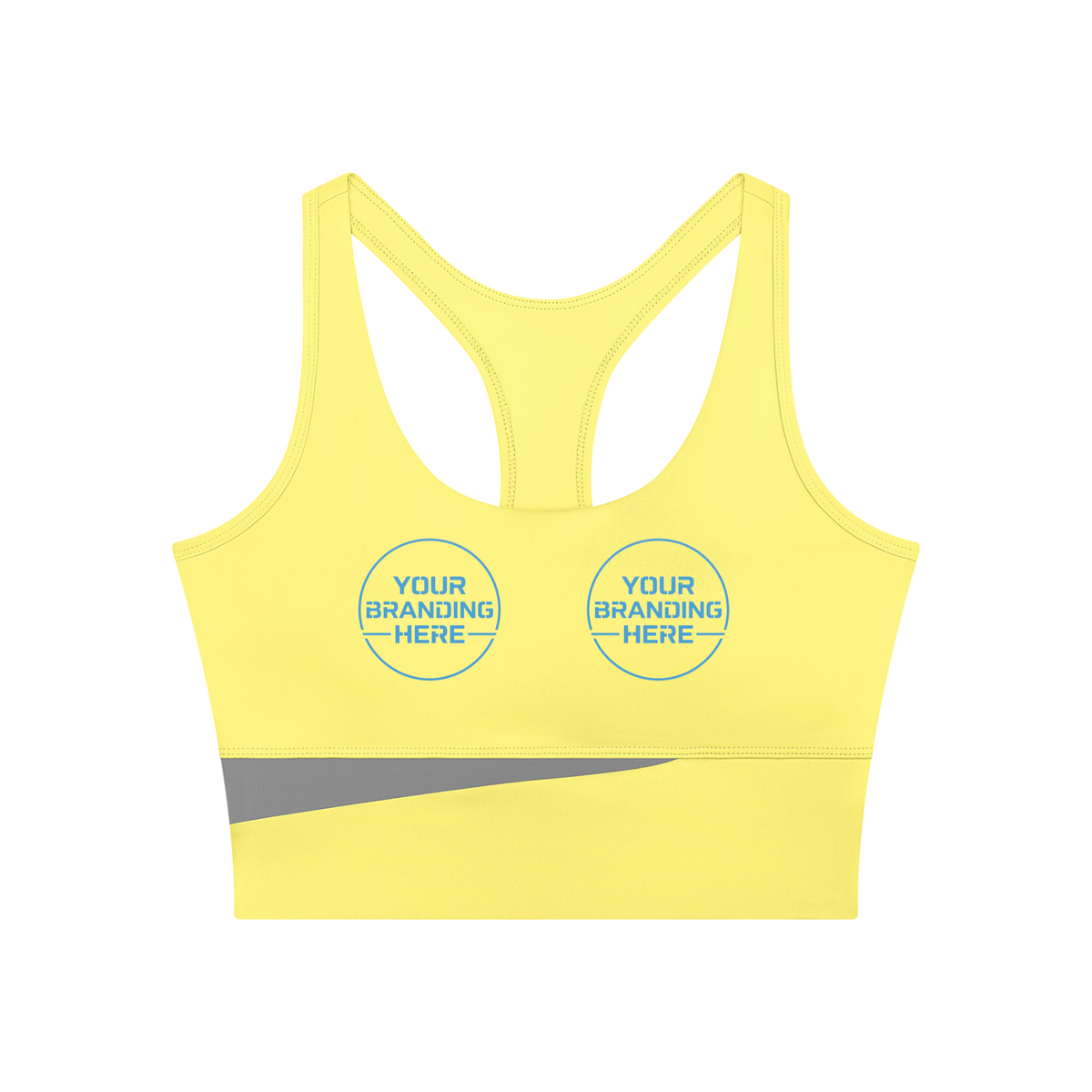 Women's Color Block Yoga Tank Top - WT0258-P001-V2